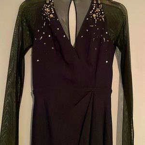 Navy evening dress!